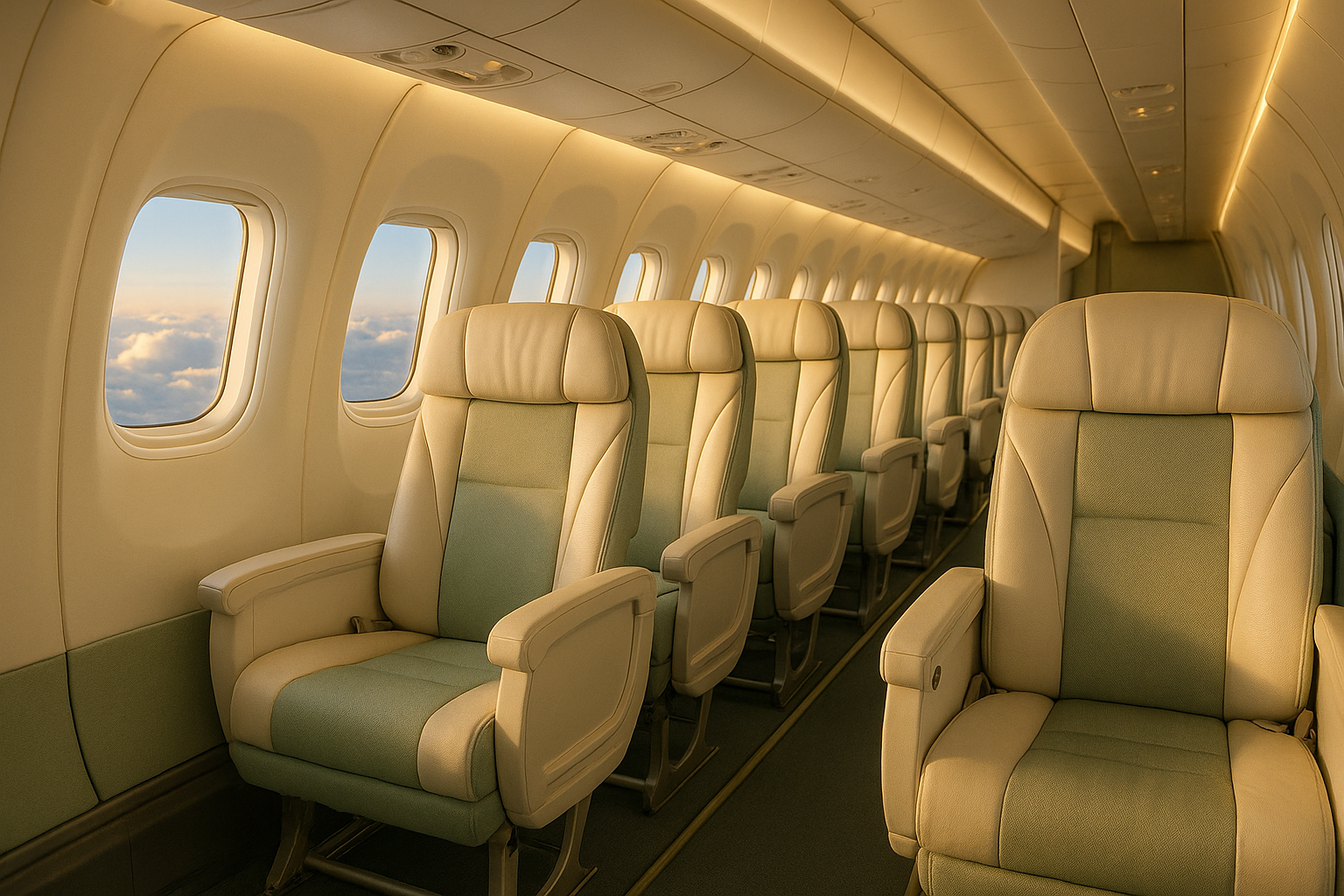 Cabina interior cómoda Aerus